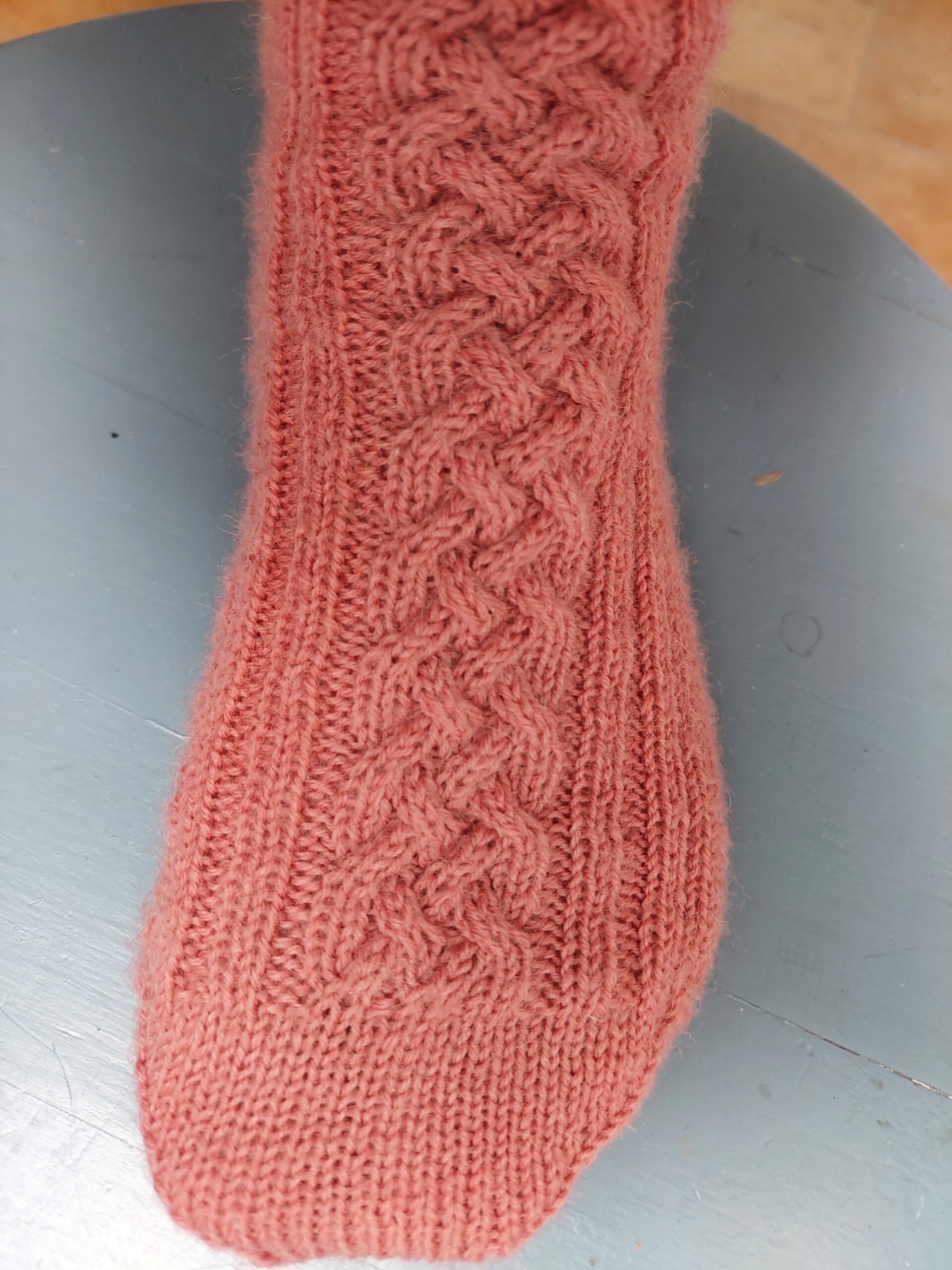 Flätmönstrade sockar